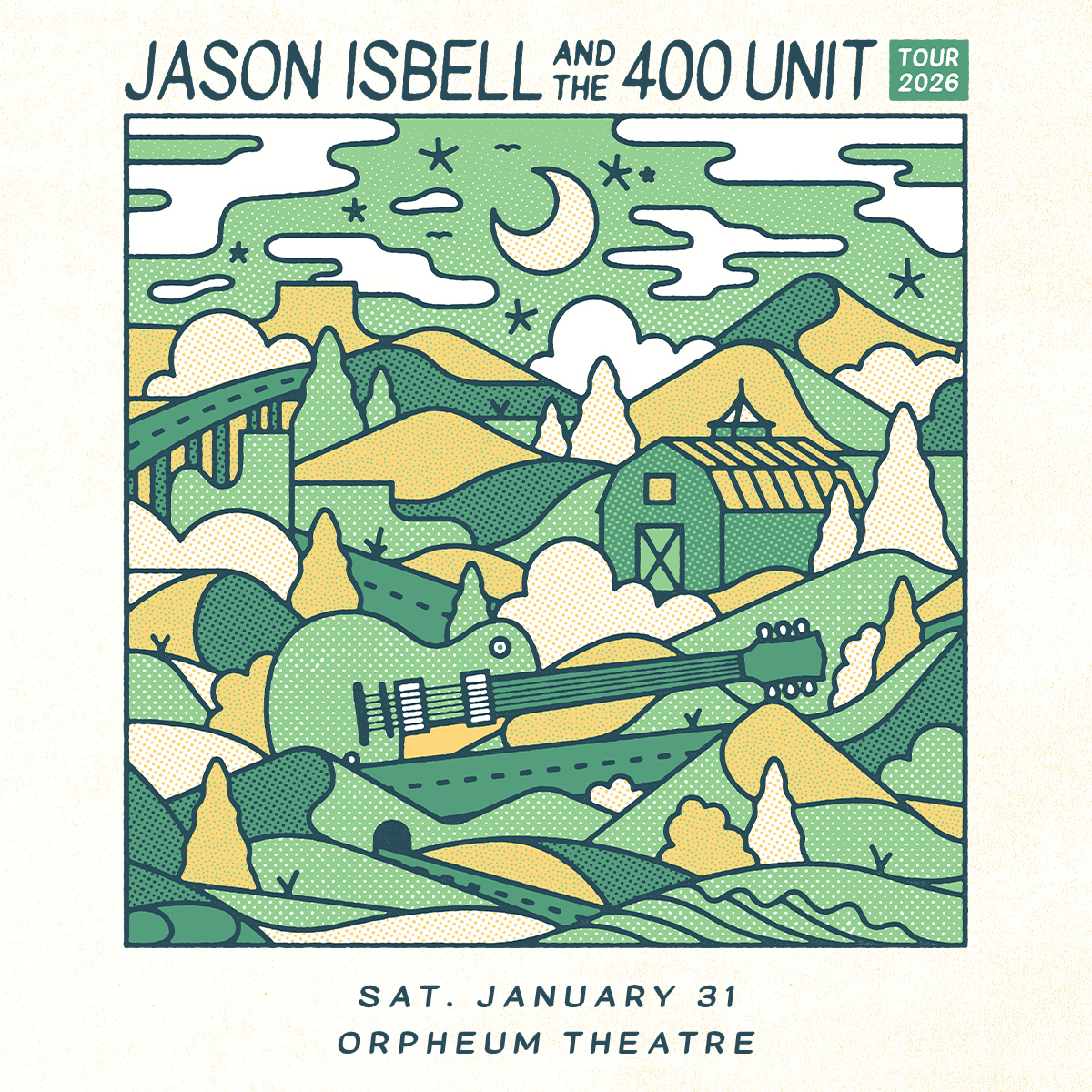 MEMBERS ONLY: Jason Isbell and the 400 Unit at The Orpheum Theatre on January 31