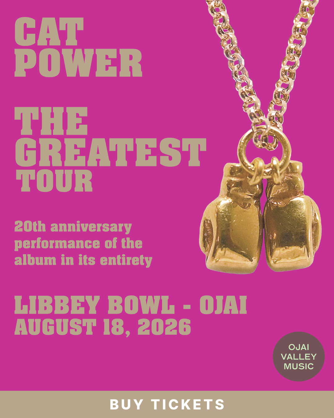 MEMBERS ONLY: Cat Power at The Libbey Bowl on August 18