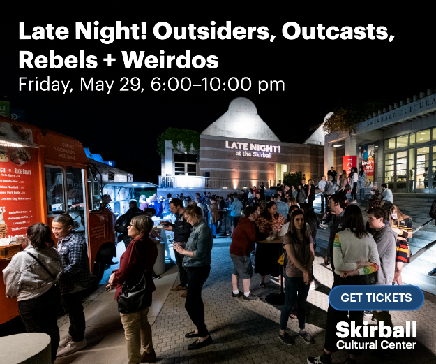 Late Night! Outsiders, Outcasts, Rebels + Weirdos at the Skirball on Friday, May 29