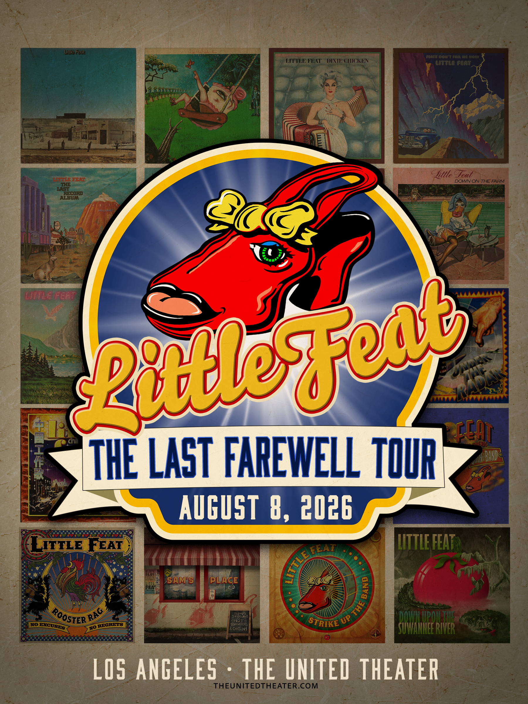 MEMBERS ONLY: Little Feat at United Theatre on Broadway on August 8th