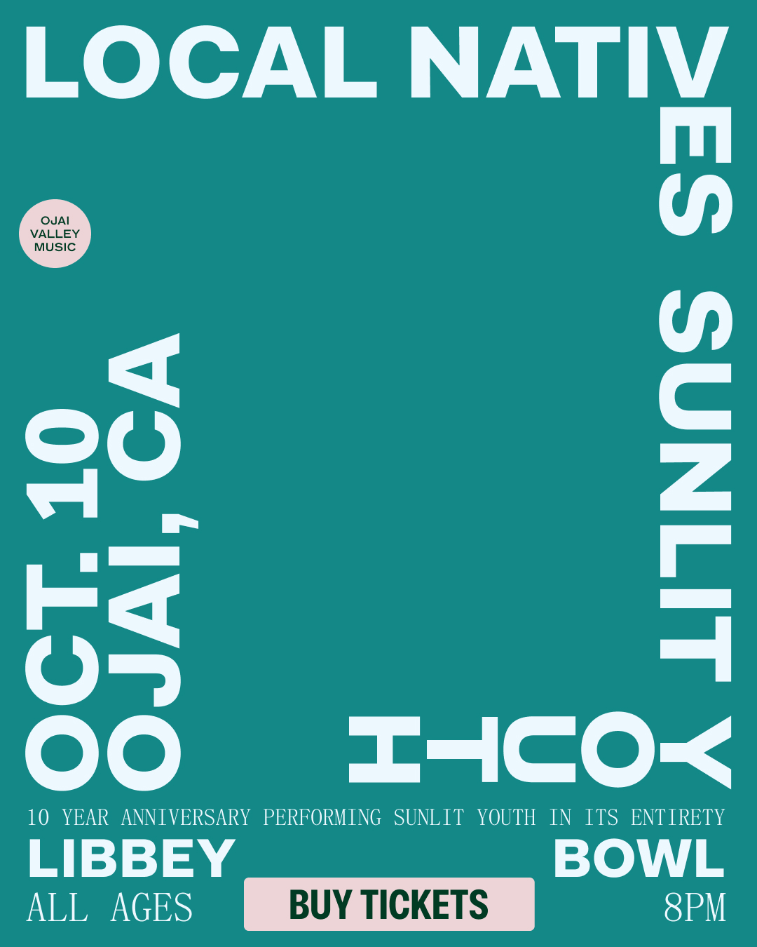 Local natives at Libby Bowl on October 10