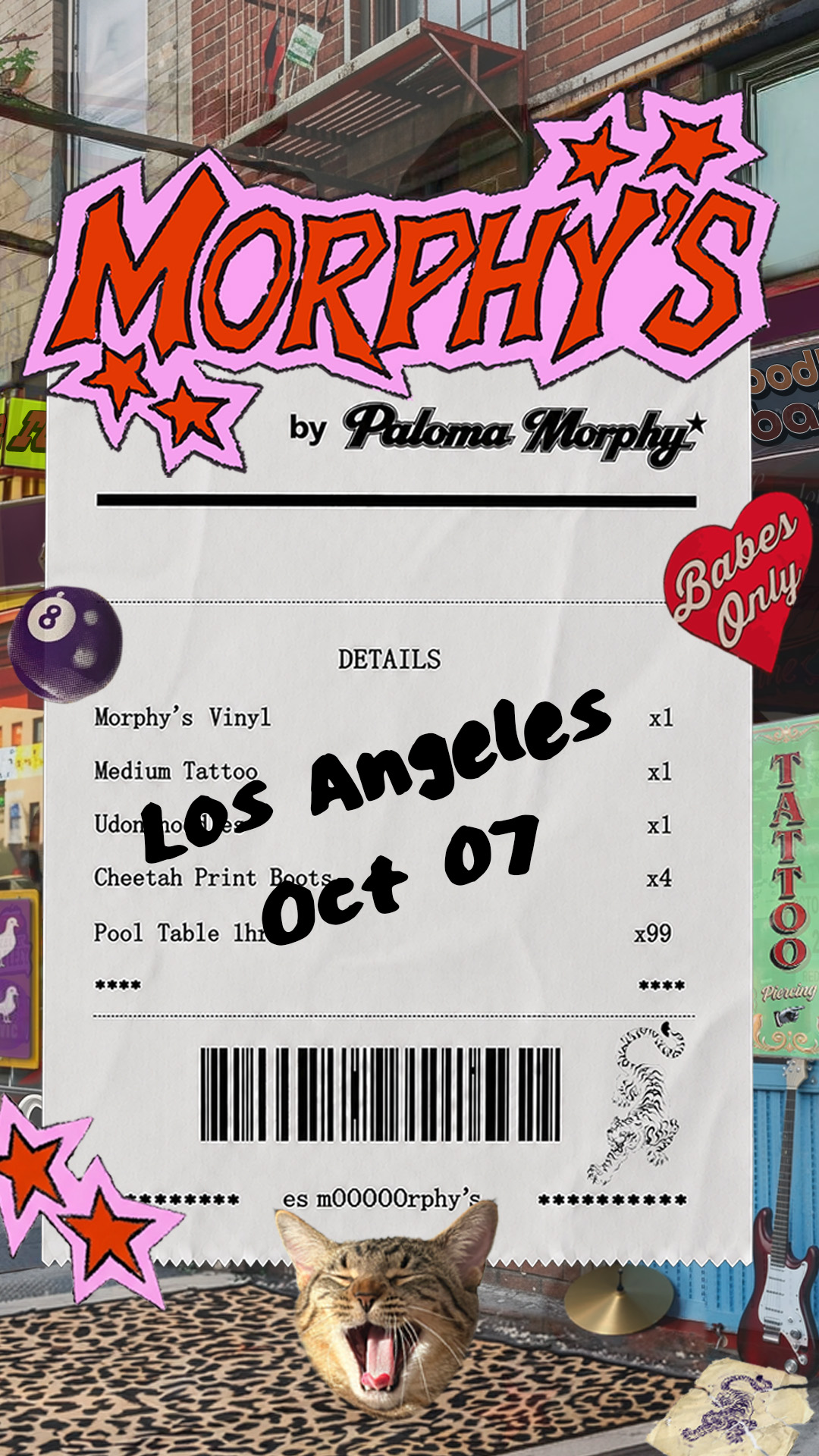 Paloma Morphy at The Roxy on Wednesday, October 7