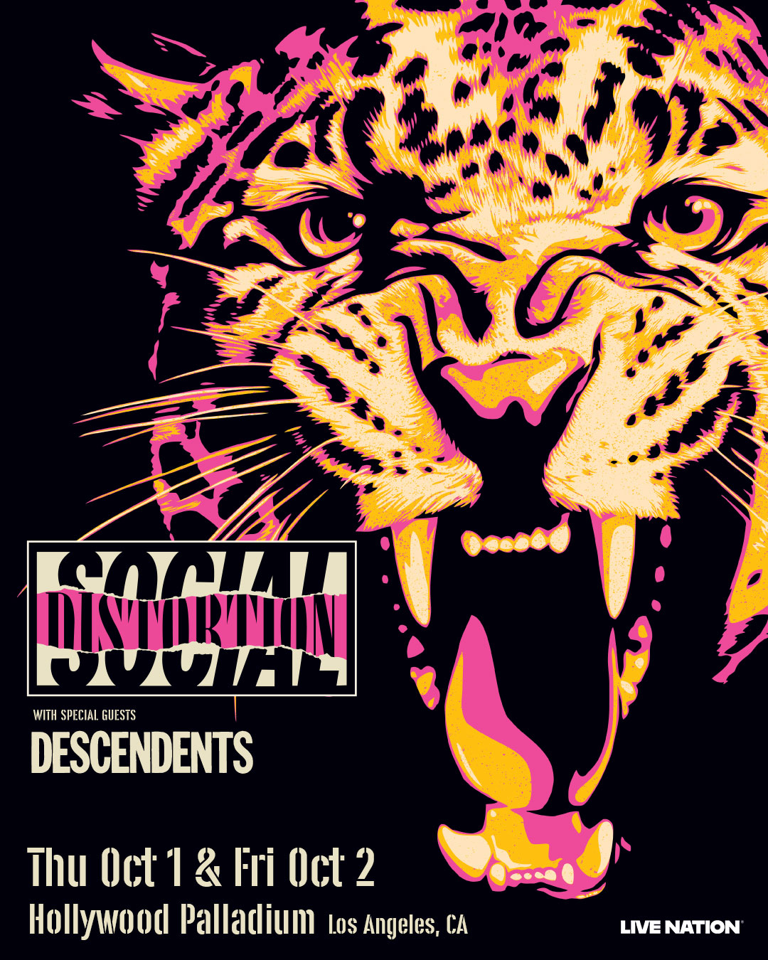 MEMBERS ONLY: Social Distortion at the Hollywood Palladium on October 1