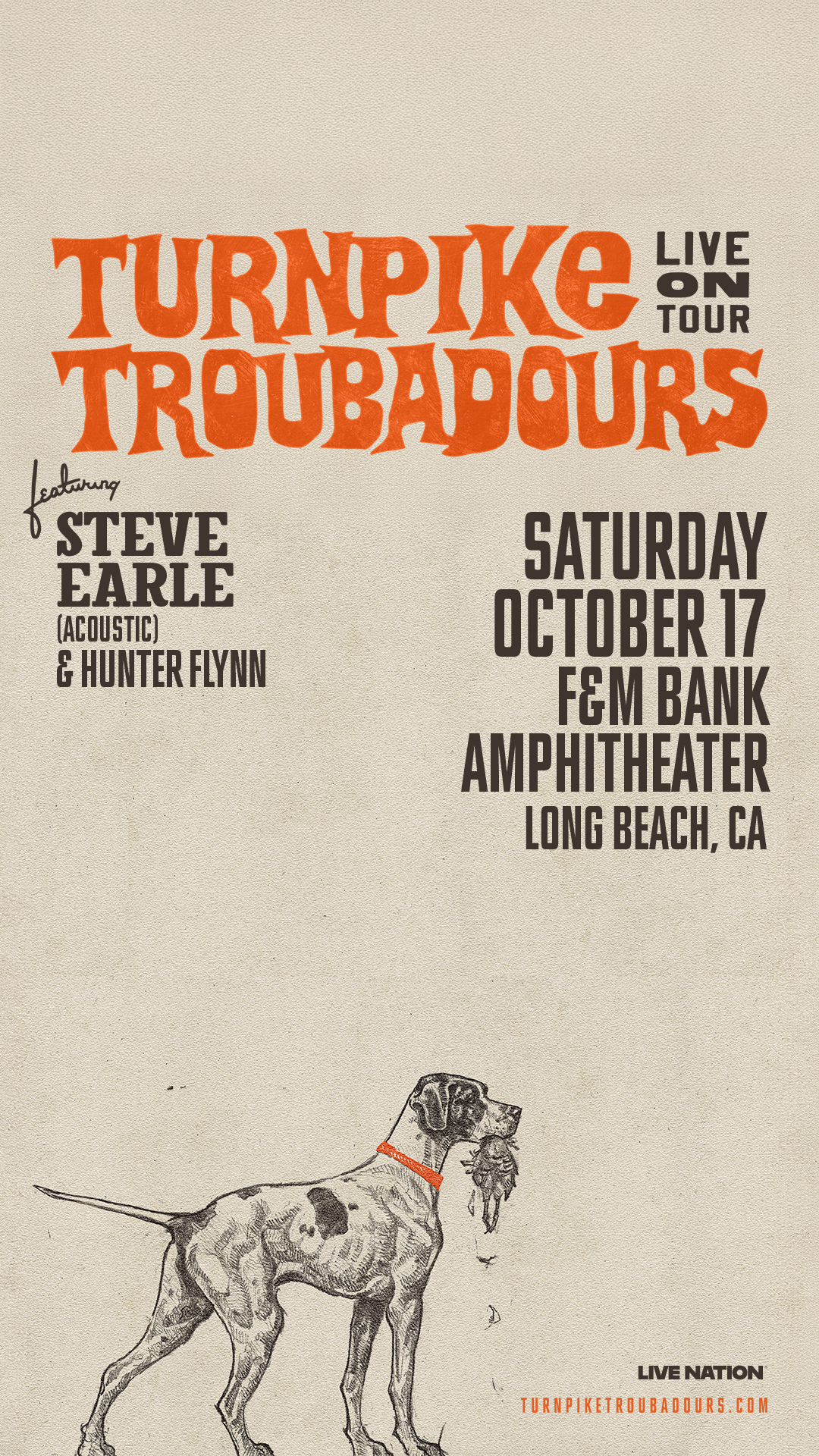 MEMBERS ONLY: Turnpike Troubadours at F&M Bank Amphitheater on Oct 17th, 2026