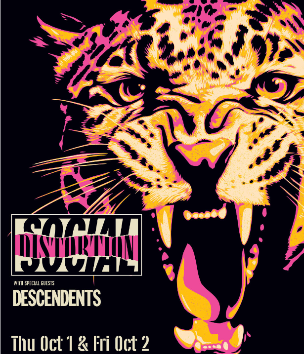 Social Distortion at the Hollywood Palladium with Descendants on October 1