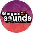 Bilingual Sounds Logo Social Circle Purple Red 2